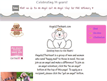 Tablet Screenshot of angels2theheart.com